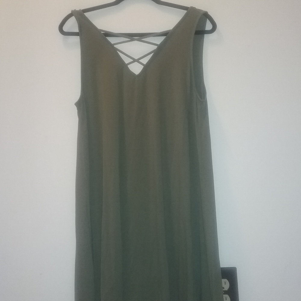 Super Cute Navy Green Tank top/dress